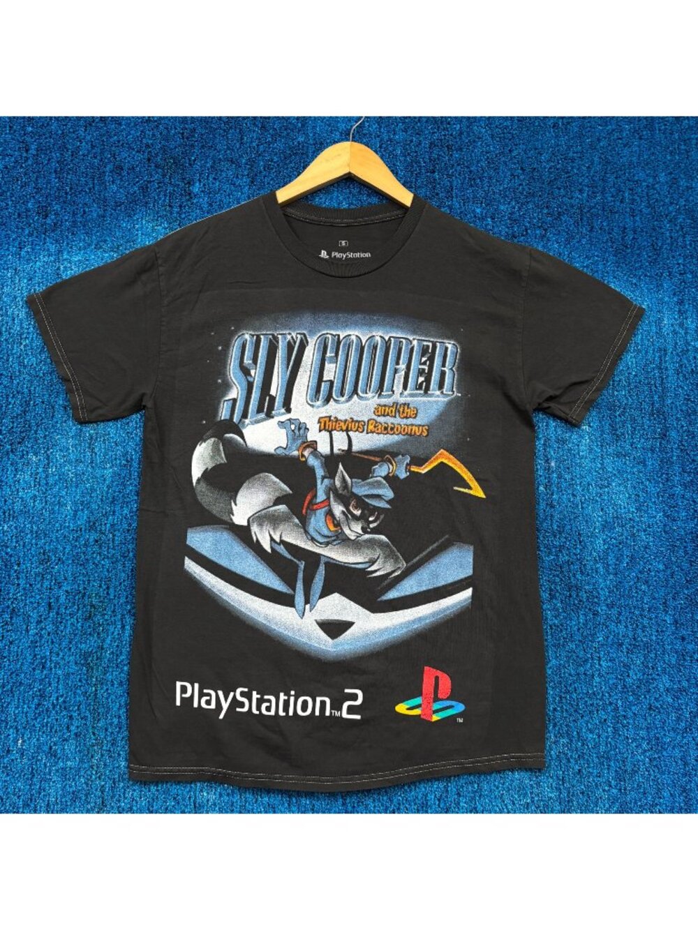 Sly Cooper and The Thievius Raccoons Graphic T-Shirt Size Small